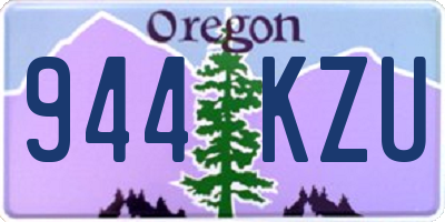 OR license plate 944KZU