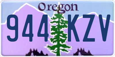 OR license plate 944KZV