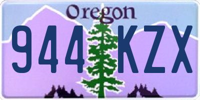OR license plate 944KZX