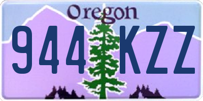 OR license plate 944KZZ