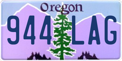 OR license plate 944LAG