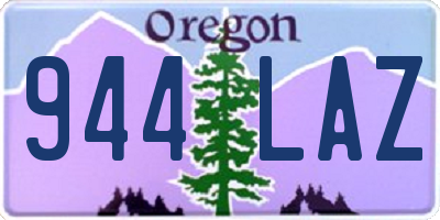 OR license plate 944LAZ