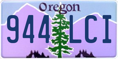 OR license plate 944LCI