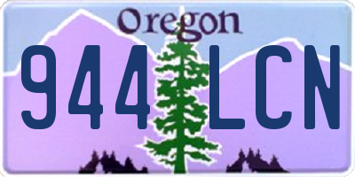 OR license plate 944LCN