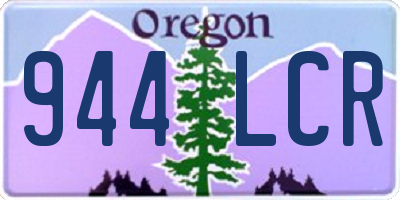 OR license plate 944LCR