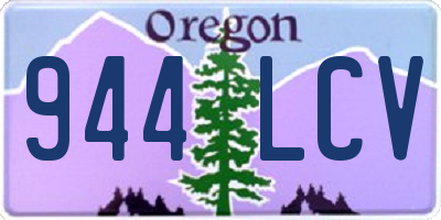 OR license plate 944LCV