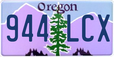 OR license plate 944LCX