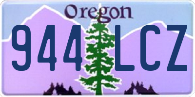 OR license plate 944LCZ