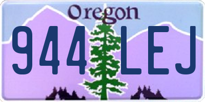 OR license plate 944LEJ