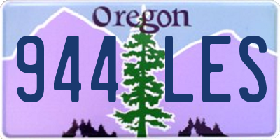 OR license plate 944LES