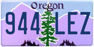 OR license plate 944LEZ