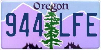 OR license plate 944LFE