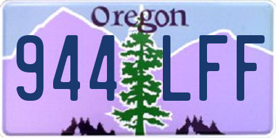 OR license plate 944LFF