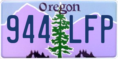 OR license plate 944LFP