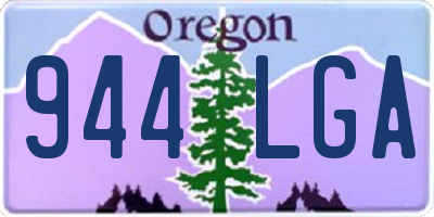 OR license plate 944LGA