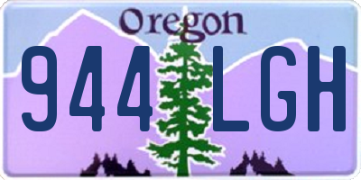 OR license plate 944LGH