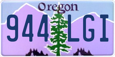 OR license plate 944LGI