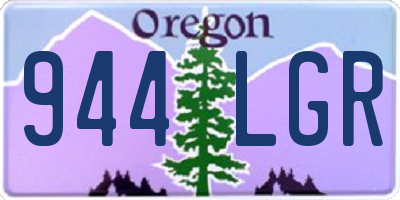 OR license plate 944LGR