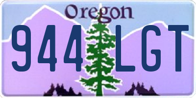 OR license plate 944LGT