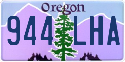 OR license plate 944LHA