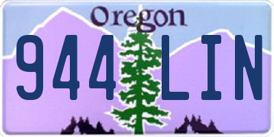 OR license plate 944LIN