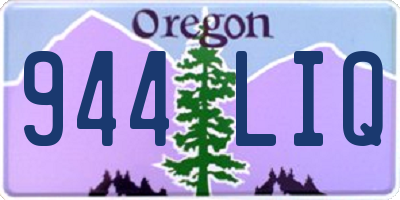 OR license plate 944LIQ