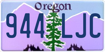 OR license plate 944LJC