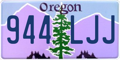 OR license plate 944LJJ