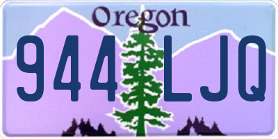 OR license plate 944LJQ
