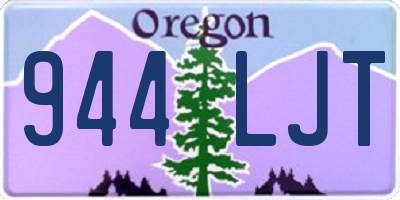 OR license plate 944LJT