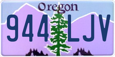 OR license plate 944LJV