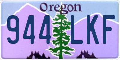 OR license plate 944LKF