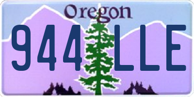 OR license plate 944LLE