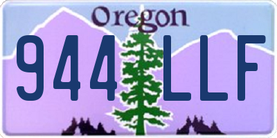 OR license plate 944LLF