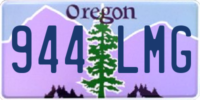 OR license plate 944LMG