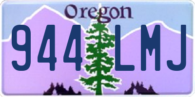 OR license plate 944LMJ