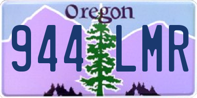 OR license plate 944LMR