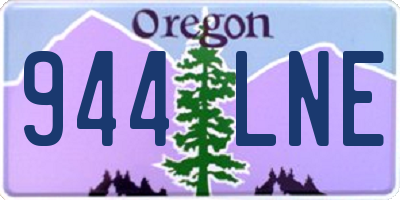OR license plate 944LNE