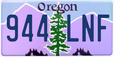OR license plate 944LNF