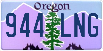 OR license plate 944LNG