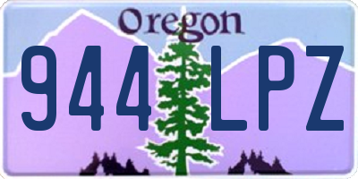 OR license plate 944LPZ