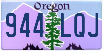 OR license plate 944LQJ