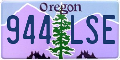 OR license plate 944LSE