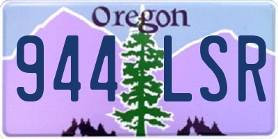 OR license plate 944LSR
