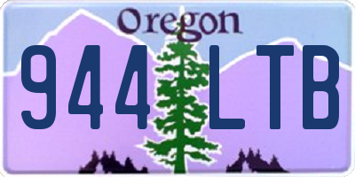 OR license plate 944LTB