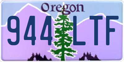OR license plate 944LTF