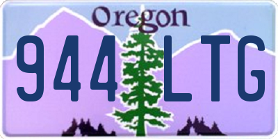 OR license plate 944LTG
