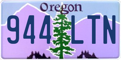 OR license plate 944LTN