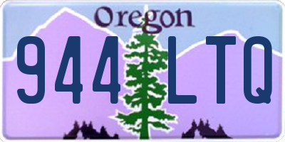 OR license plate 944LTQ