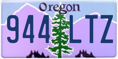 OR license plate 944LTZ